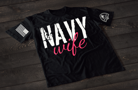 Navy Wife Patriotic Shirt