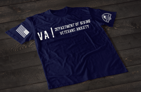 VA: Department of Veteran's Anxiety Patriotic Shirt